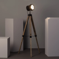 Lampa podłogowa Retro loft Czarno złoty E27 Abruzzo Verde-room.jpg