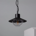 Lampa Wisząca Retro loft Czarna 25cm E27 Abruzzo Forte.jpg
