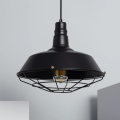 Lampa Wisząca Retro Loft Czarna 36cm E27 Abruzzo Patrone-main.jpg