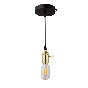 Zawiesie Abigali Edison Gold E27