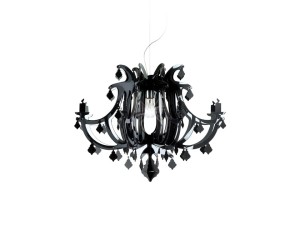 Lampa wisząca Slamp GIN14SOS0000N Ginetta Black