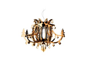 Lampa wisząca Slamp GIN14SOS0000O Ginetta Gold