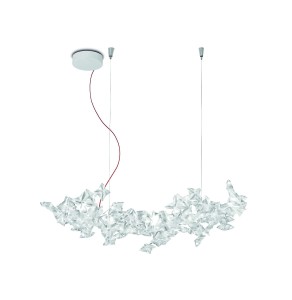 Lampa wisząca Slamp Hanami L red wire