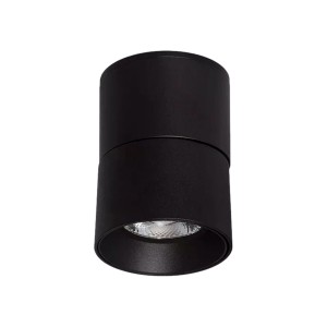 Lampa punktowa Czarna 7W Spot LED 4000-4500K Abruzzo Romeo 10x7cm
