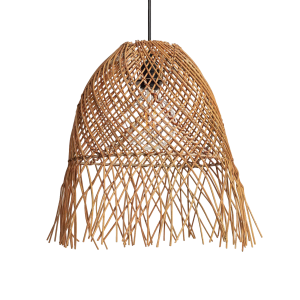 Lampa Wisząca Boho z Rattanu Zewnętrzna Abruzzo Maria 40cm E27
