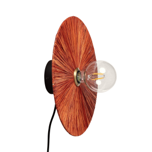 Kinkiet Boho Brąz 35cm E27 Talerz Abruzzo Kinto