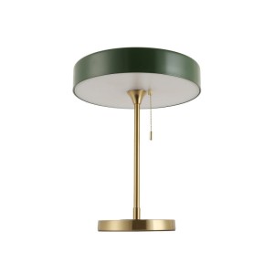 Lampka Biurkowa Bankierka Zielona Abruzzo Banquero 3xE27