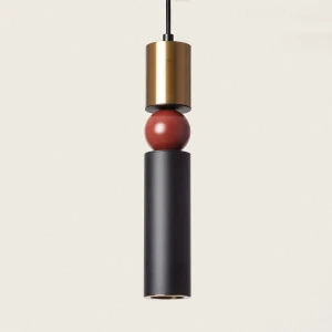 Lampa wisząca  Tuba z Czerwoną kulką  GU10 Abruzzo Martini
