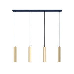 Lampa Wiszaca cztery złote tuby GU10 Abruzzo Trotti