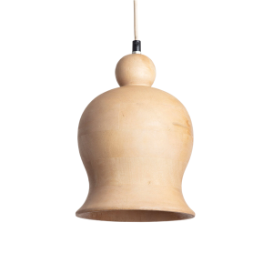 Lampa Wisząca z drewna z mango Ø25cm E27 Abruzzo Fagioli