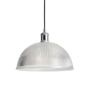 Lampa Wisząca szklana transparentna E27 Ø30cm Abruzzo Pigali