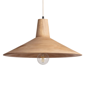 Lampa Wisząca z drewna z mango Ø60cm Abruzzo Vattene