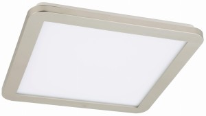 NEXIT LAMPA SUFITOWA PLAFON 30X30 18W LED IP44 SATYNA+BIAŁY 3000K