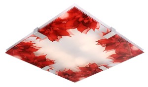 RAPSODY LAMPA SUFITOWA PLAFON 40X40 1X18W LED KWADRAT