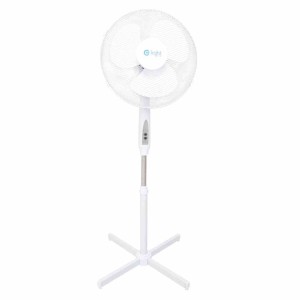 WENTYLATOR STOJĄCY EKO-LIGHT Z PILOTEM 16''BIAŁY