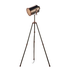Lampa Podłogowa Jake Task Floor Lamp Antique Silver And Copper