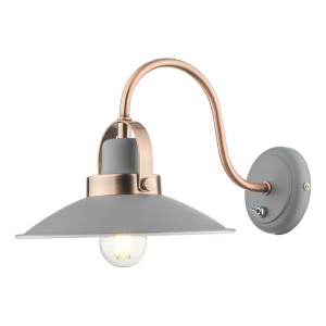 Kinkiet Liden Single Wall Light Graphite Copper