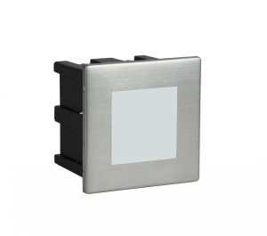 Lampa zewnętrzna ścienna podtynkowa  Mur Led Inox F 04 Su-Ma