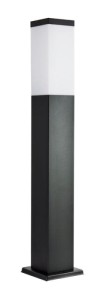 Lampa stojąca zewnętrzna Inox Kwadratowa Black SS802-650 BL Su-Ma