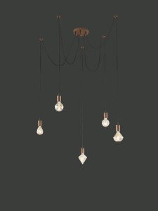 Nowoczesna Lampa Wisząca  Cord 310100562 Trio