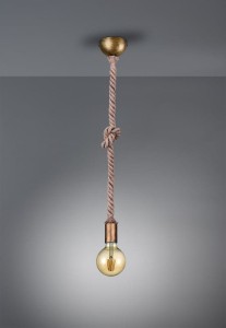 Nowoczesna Lampa Wisząca  Rope 310100104 Trio