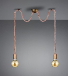 Nowoczesna Lampa Wisząca  Rope 310100204 Trio