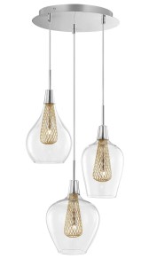 Nowoczesna Lampa Wisząca  Zarza Le41842 Luces Exclusivas