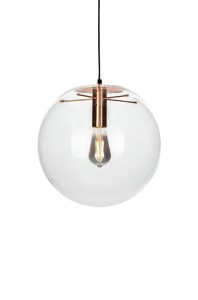 Lampa wisząca SANDRA 20 miedziana - szkło, metal