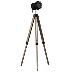 Lampa podłogowa Retro loft Czarno złoty E27 Abruzzo Verde