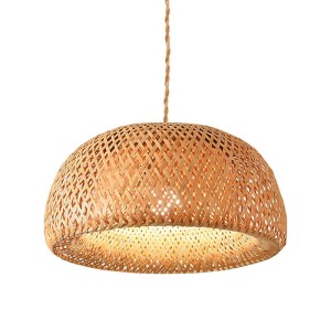 Lampa Wisząca Boho z Bambusa Ø45cm Abruzzo Mia E27