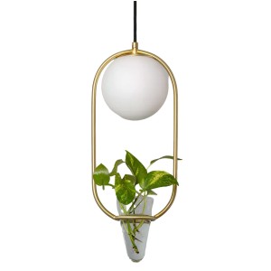 Lampa Wisząca ZłotaKula Mleczna Abruzzo Umbria E27