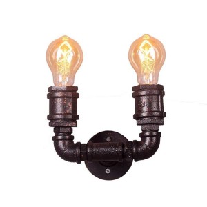 Kinkiet Led Industrialny Rury Retro 2xE27 Aruzzo Tubo