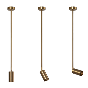 Lampa Wisząca Złota 80cm GU10 Spot Abruzzo Fin