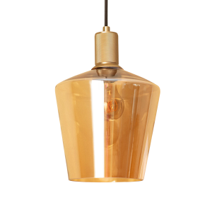 Lampa Wisząca Szklana kielich E27 20cm Abruzzo Ogi