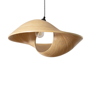Lampa wisząca Boho z Bambusa Ø60cm Abruzzo Espresso E27