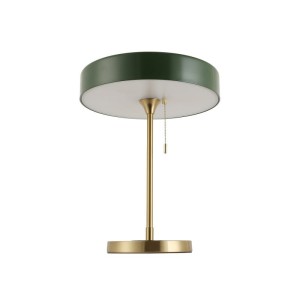 Lampka Biurkowa Bankierka Zielona Abruzzo Banquero 3xE27