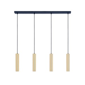 Lampa Wiszaca cztery złote tuby GU10 Abruzzo Trotti