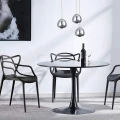 Lampa Wisząca designerska chromowana E27 Abruzzo Novello 2.webp