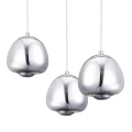 Lampa Wisząca designerska chromowana E27 Abruzzo Novello 6.webp