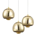 Lampa Wisząca designerska złota E27 Abruzzo Novello 7.webp