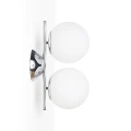 Kinkiet podwójny kryształowy Ø22cm chromowany E27 Abruzzo Montavio.webp