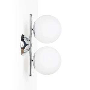Kinkiet podwójny kryształowy Ø22cm chromowany E27 Abruzzo Montavio