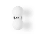 Kinkiet podwójny kryształowy Ø22cm chromowany E27 Abruzzo Montavio 5.webp