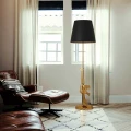 Lampa Podłogowa M16 złota E27 Abruzzo Assalto 12.webp