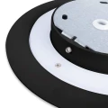 Kinkiet LED okrągły czarny 18W 3000K CRI90 IP20 Abruzzo Alessandro 3.webp