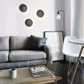 Kinkiet LED okrągły czarny 18W 3000K CRI90 IP20 Abruzzo Alessandro 8.webp