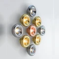 Kinkiet designerski okrągły chromowany G9 Abruzzo Solaro 2.webp
