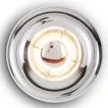 Kinkiet designerski okrągły chromowany G9 Abruzzo Solaro 3.webp