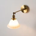 Kinkiet Vintage bankierka E27 Biały Abruzzo Banquero 7.webp