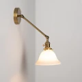 Kinkiet Vintage bankierka E27 Biały Abruzzo Banquero 9.webp